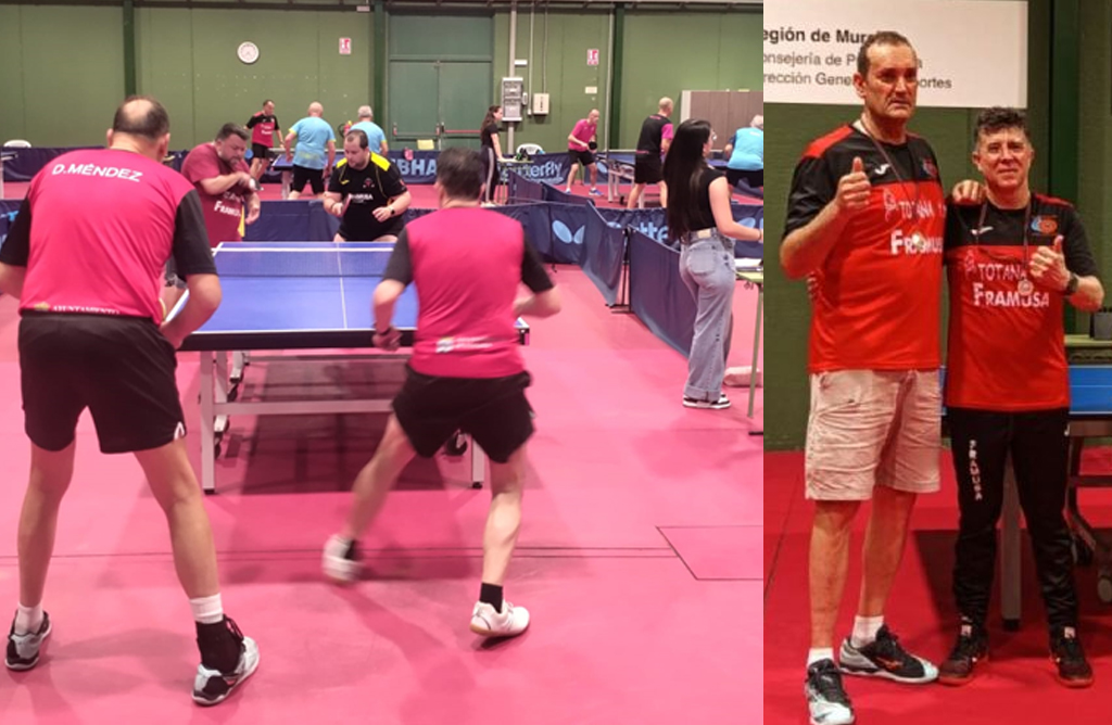El Framusa Totana cosecha diez medallas en el Campeonato de Dobles de la Regin